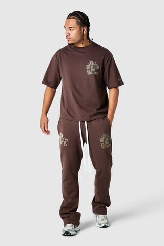 World Is Yours 3.0 Tee - Deep Brown