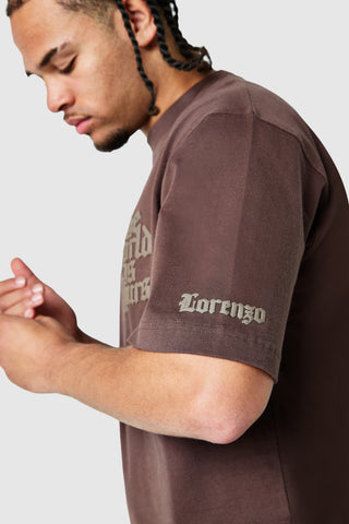 World Is Yours 3.0 Tee - Deep Brown