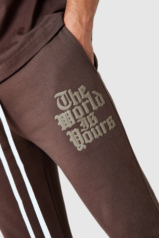 World Is Yours 3.0 Jogger - Deep Brown