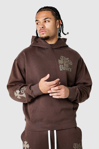 World Is Yours 3.0 Hood - Deep Brown