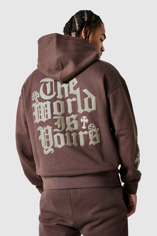 World Is Yours 3.0 Hood - Deep Brown