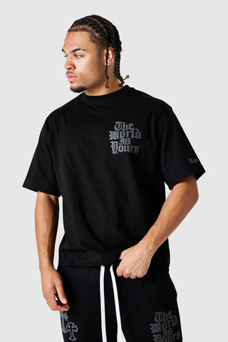 World Is Yours 3.0 Tee - Black