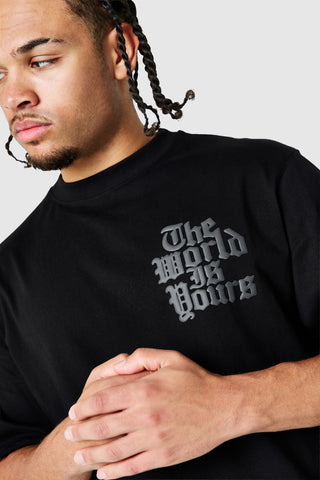 World Is Yours 3.0 Tee - Black