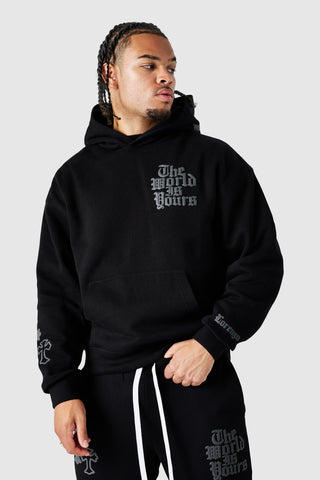 World Is Yours 3.0 Hood - Black