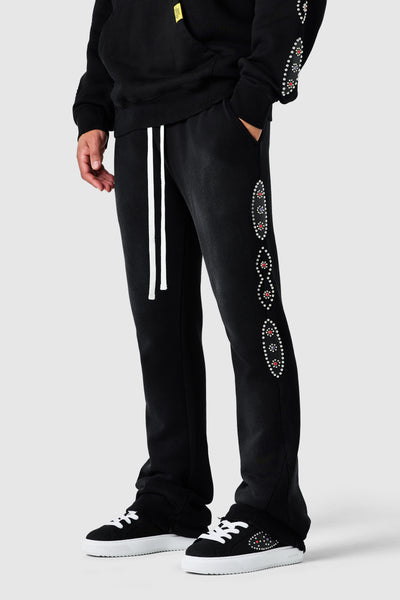 Stud Flare Jogger - Inkwell Shadow