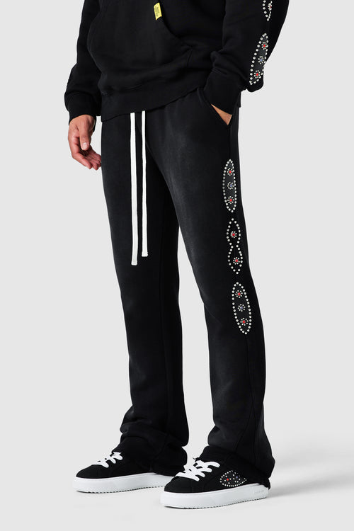 Stud Flare Jogger - Inkwell Shadow
