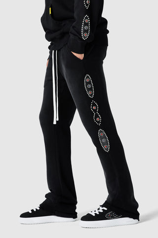 Stud Flare Jogger - Inkwell Shadow