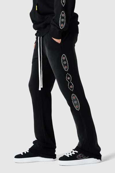 Stud Flare Jogger - Inkwell Shadow