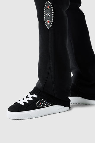 Stud Flare Jogger - Inkwell Shadow
