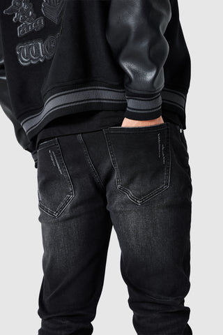 Ovie Slim Jean - Jet Black