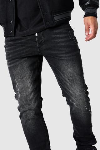 Ovie Slim Jean - Jet Black