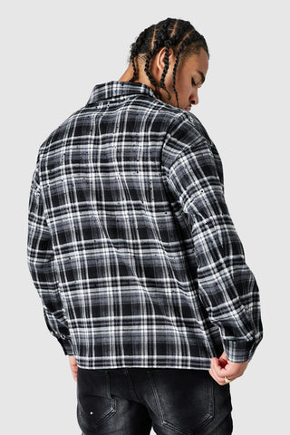Diamante Overshirt - Black