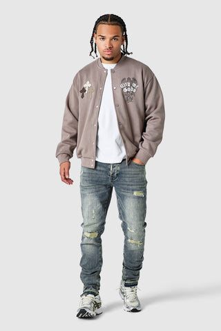 Empire Fleece Varsity - Dusty Cocoa