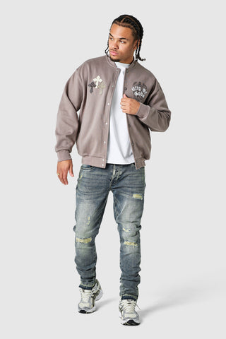 Empire Fleece Varsity - Dusty Cocoa