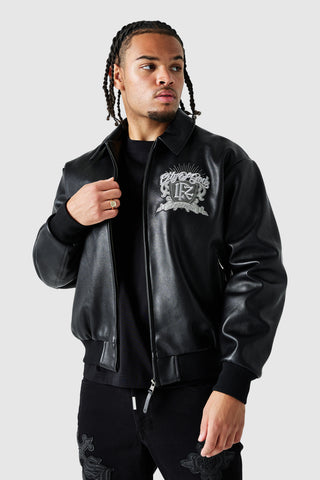 City of Gods PU Jacket - Black