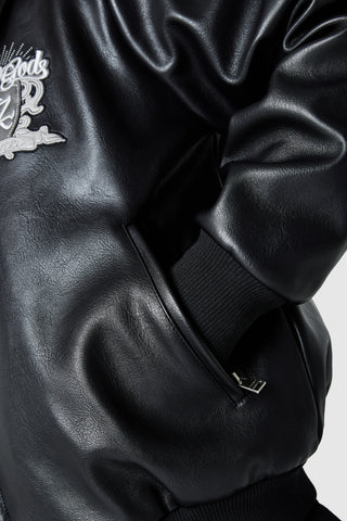 City of Gods PU Jacket - Black