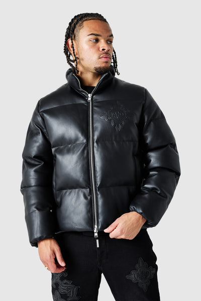 Icon PU Puffer - Black