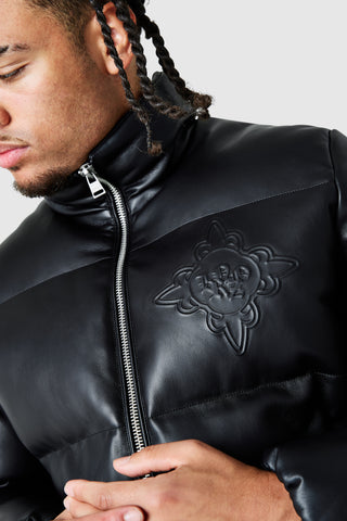 Icon PU Puffer - Black