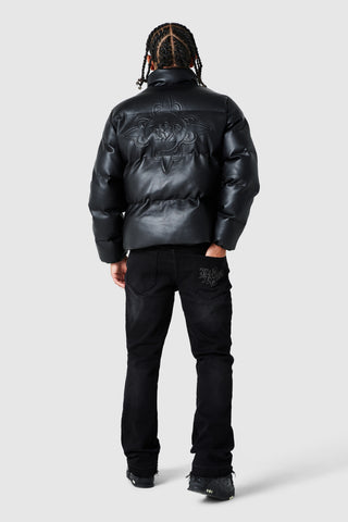 Icon PU Puffer - Black