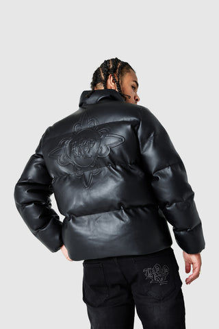 Icon PU Puffer - Black
