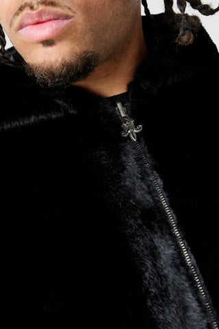 Emblem Reversible Bomber Jacket - Black