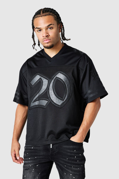 Shield Jersey - Tonal black