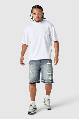 Icon Patch Short - Vintage Blue