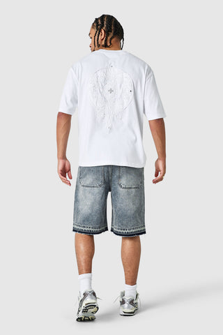 Icon Patch Short - Vintage Blue