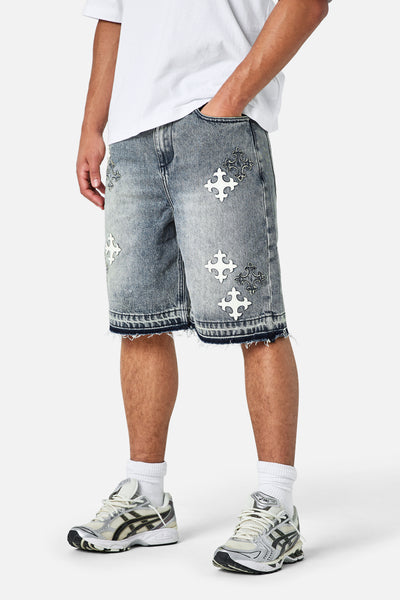 Icon Patch Short - Vintage Blue