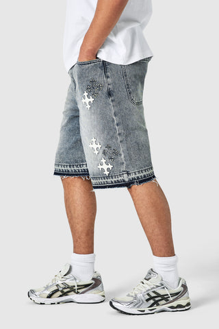 Icon Patch Short - Vintage Blue
