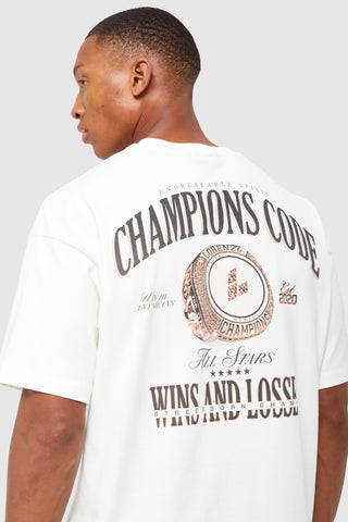 Champions Code Tee - White