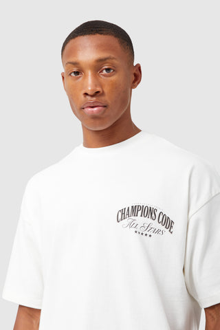 Champions Code Tee - White