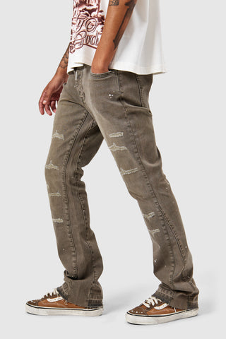Oasis 2.0 Flare Jean - Washed Taupe