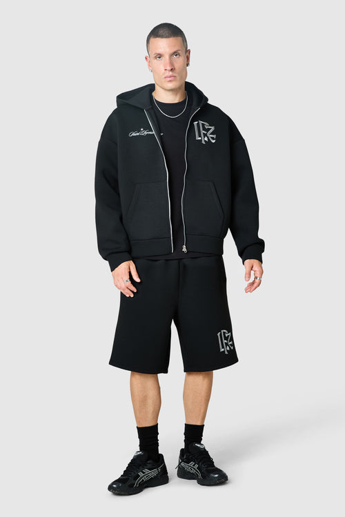 Origin Boxy Scuba Hood Twinset - Black