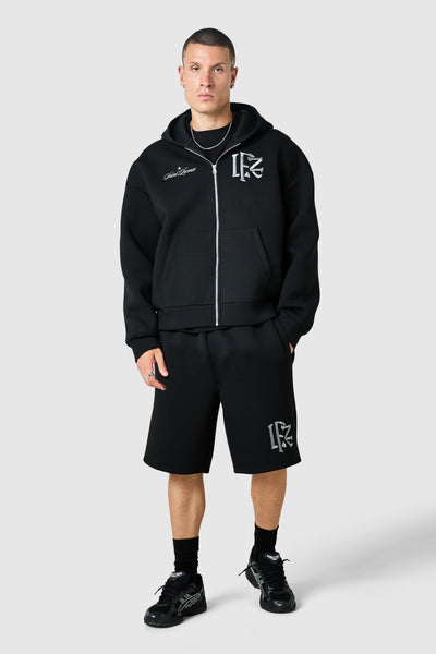 Origin Boxy Scuba Hood Twinset - Black