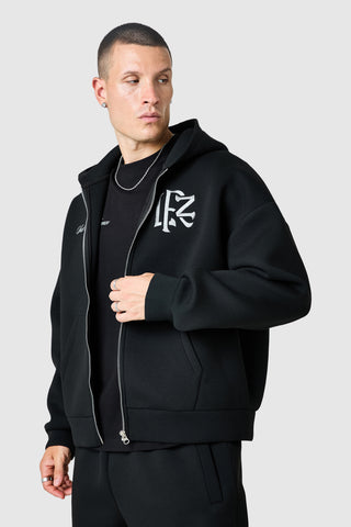 Origin Boxy Scuba Hood Twinset - Black