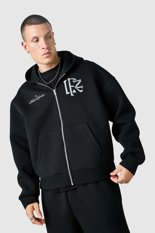 Origin Boxy Scuba Hood Twinset - Black
