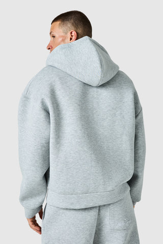 Origin Boxy Scuba Hood Twinset - Grey Marl