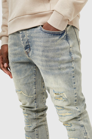 Oasis Flare Jeans – Dune Blue