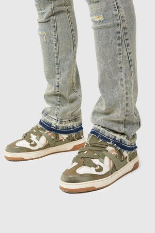 Oasis Flare Jeans – Dune Blue