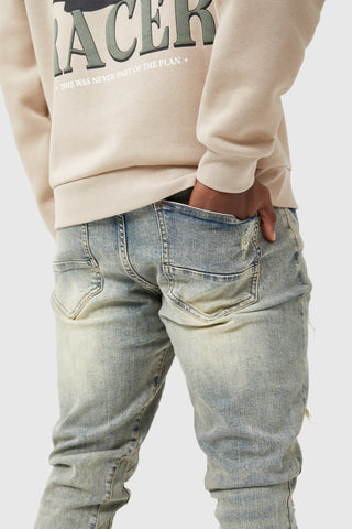 Oasis Flare Jeans – Dune Blue