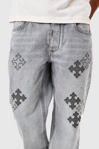 Sandro Relaxed Jean - Light Grey