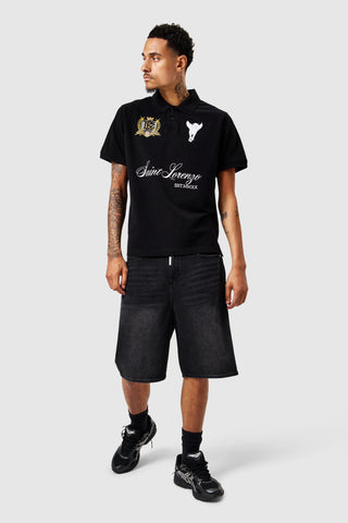 Squadra Polo Shirt - Black