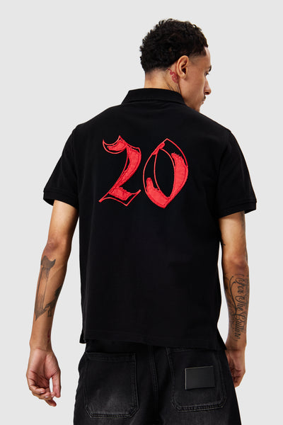 Squadra Polo Shirt - Black