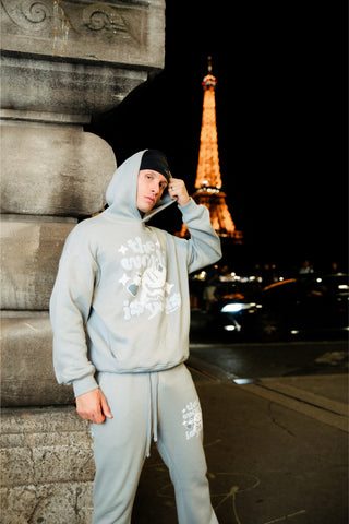 World Is Yours Hood - Steel Grey