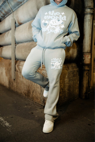 World Is Yours Jogger - Steel Grey